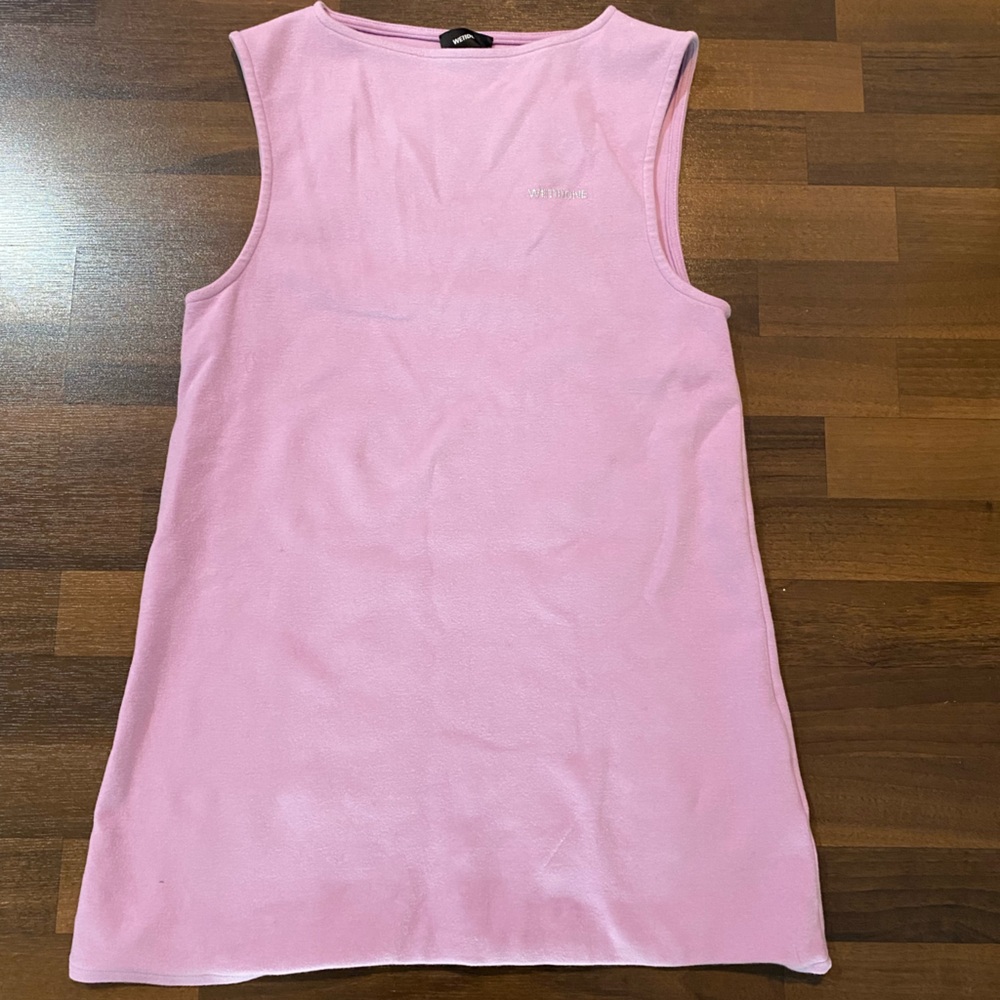 We11done purple mini dress